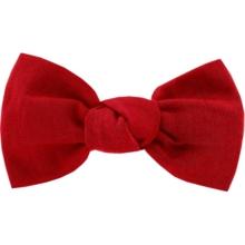 Small bow hair slide red