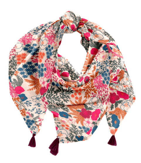 Pom pom scarf parfum d'antan