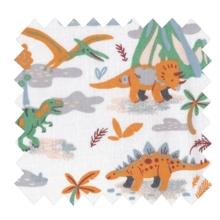 Cotton fabric ex2359 dino volcano