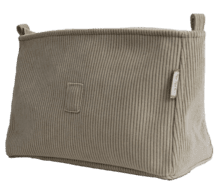 Base of shoulder bag beige corduroy
