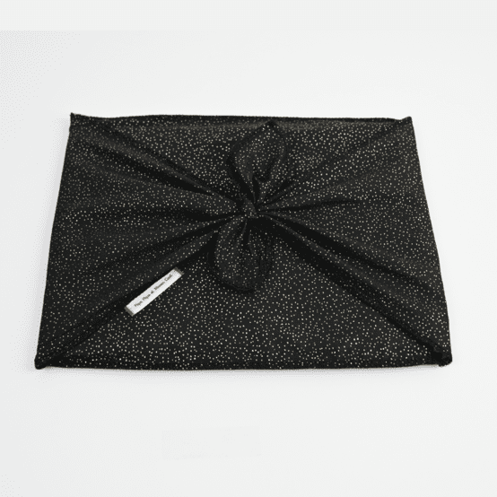 Fupochiki L (22 x 28 cm) glitter black