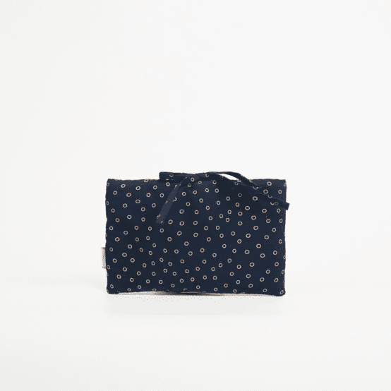 Pocket book pouch bulle bronze marine