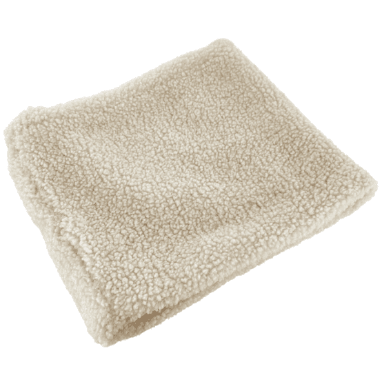 Adult Fur scarf snood moumoute ivoire