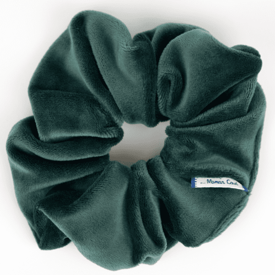 Scrunchie fir green velvet