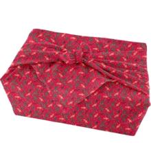 Furoshiki medium 48x48 ex2252 red holly