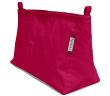 Base of shoulder bag bordeaux verso