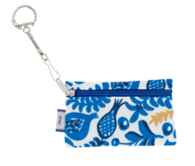 Keyring  wallet passion bleue