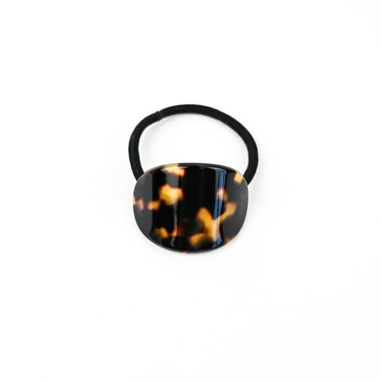  Oval Jewel Hair Tie leopard