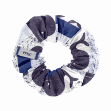 Small scrunchie baleino bleu