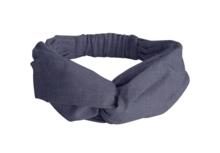 children's double-breasted headband light denim