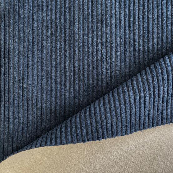 Velvet fabrics large navy orduroy