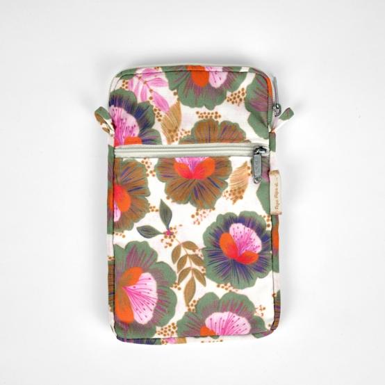 Quilted phone pocket fleur de thé