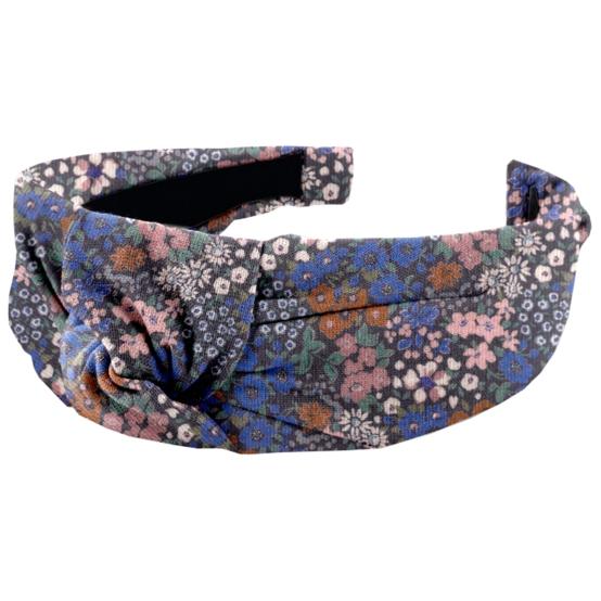 Large Crossed Headband monet lilas