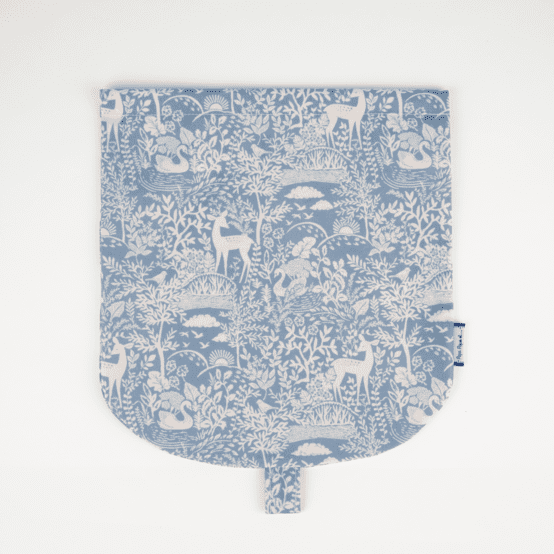 Flap of small shoulder bag toile de biche