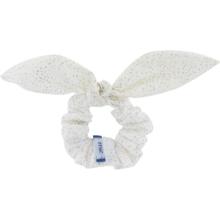 Bunny ear Scrunchie white sequined