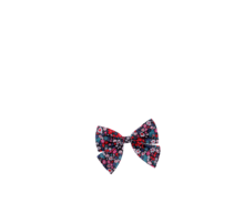 Bow tie hair slide romance fleurie