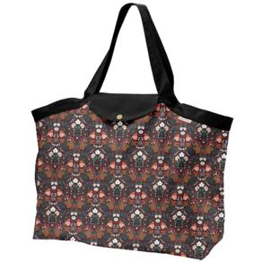 Tote bag with a zip casse noisette