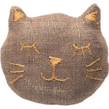 Meow hair slide copper linen