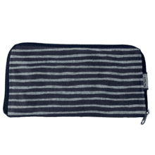 Wallet Charlie striped silver dark blue