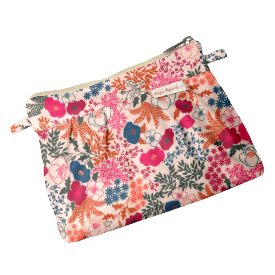 Mini Pleated clutch bag parfum d'antan
