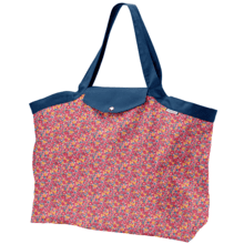 Tote bag with a zip cocktail de fleurs