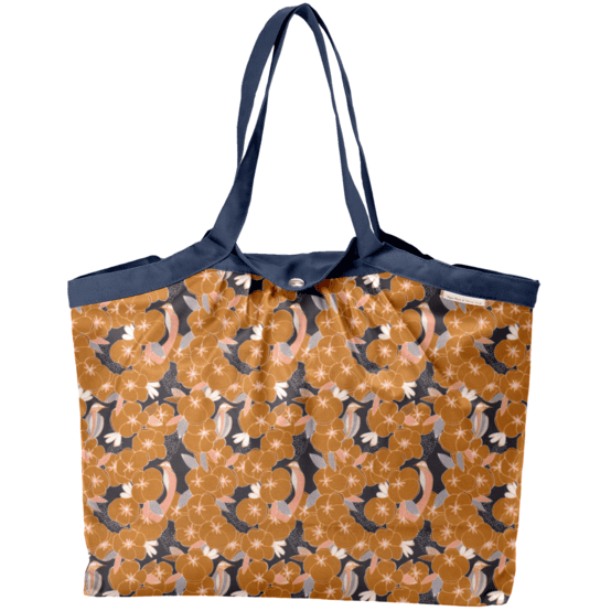 Pleated tote bag - Medium size coton d'or