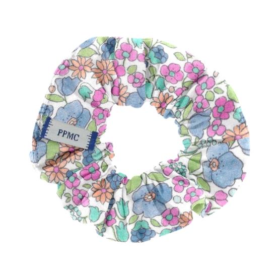 Small scrunchie pastel fleuri