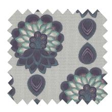 Cotton fabric lotus vert