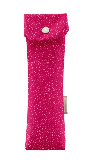 Toothbrush bag fuchsia pailleté