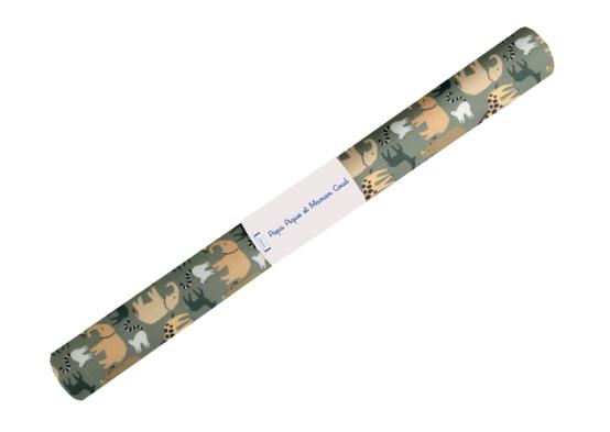35cm coated fabric coupon safari kaki