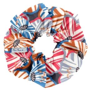 Scrunchie anémones rayées
