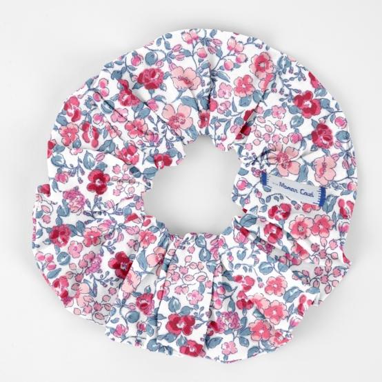 Scrunchie rose grenadine