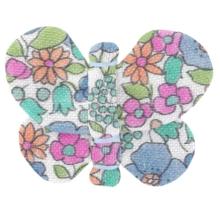 Butterfly hair clip pastel fleuri