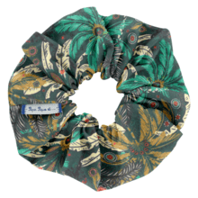 Scrunchie palmia emeraude