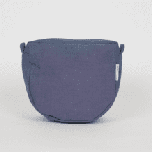 Base small bag without shoulder strap jean back