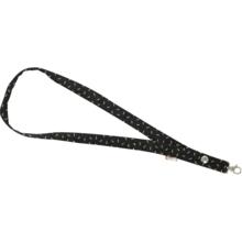 Lanyard necklace golden straw