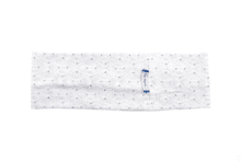 Stretch jersey headband  english embroidery