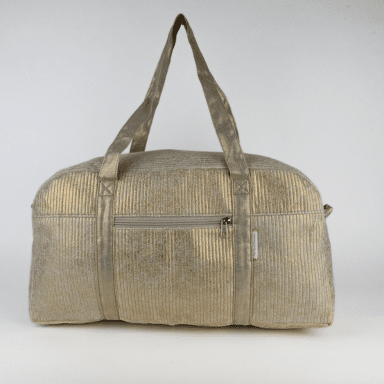 Sac week-end gold large corduroy