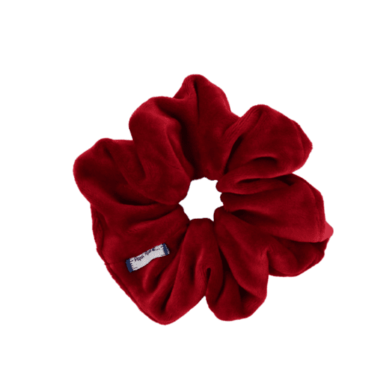 Small scrunchie red velvet