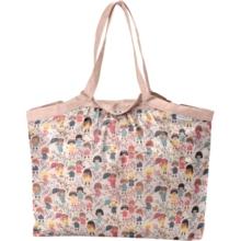 Pleated tote bag - Medium size petites filles pop