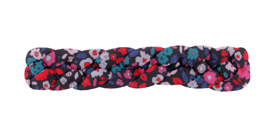 Plait hair slide romance fleurie