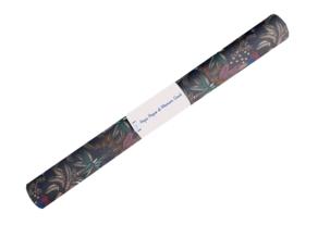 35cm coated fabric coupon ex2432 navy exotic forest