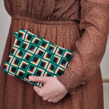 Coton clutch bag carré d'art