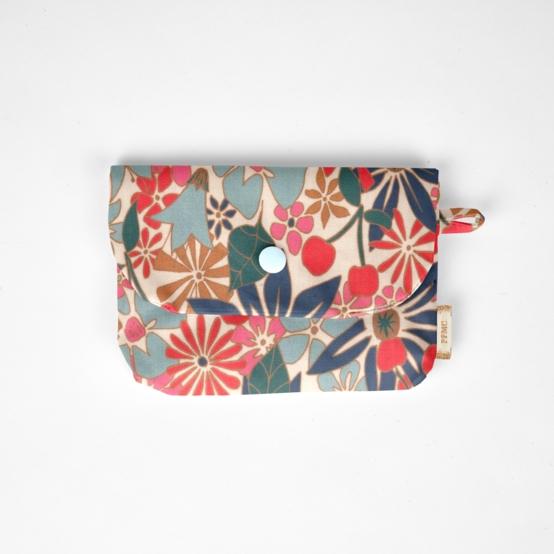Soap Pouch cerise en fleur