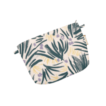 Tiny coton clutch bag fleurs d'artifice