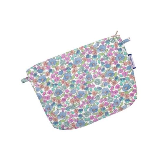 Tiny coton clutch bag pastel fleuri