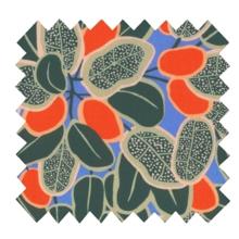 Cotton fabric kumquat party