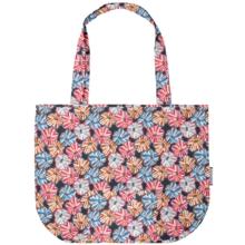 Foldable tote bag anémones rayées