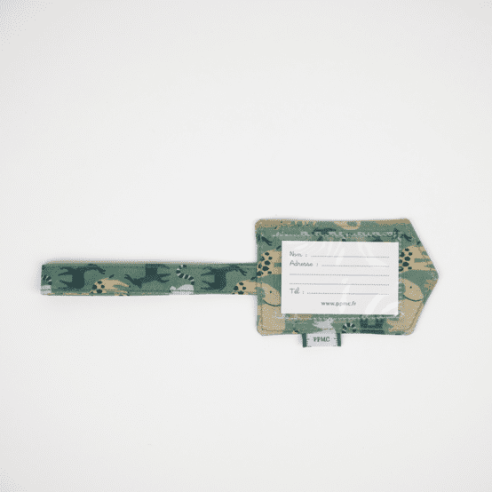 Luggage Tag safari kaki