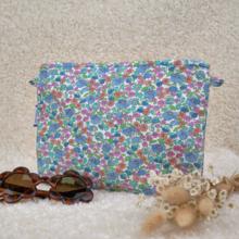 Coton clutch bag pastel fleuri